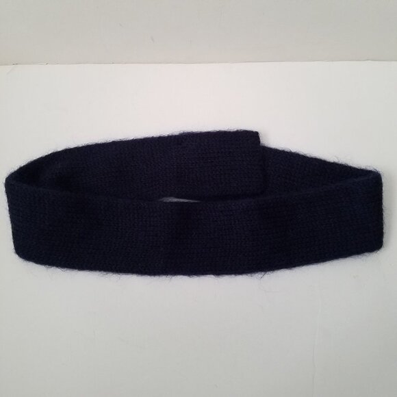 MANOUSH Sweater Knit Fuzzy Snap Belt - Picture 4 of 4